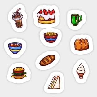 Foodie Things Sticker